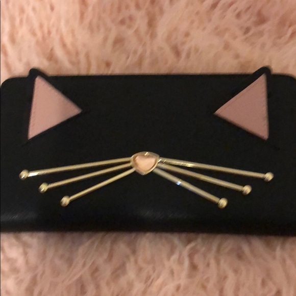 NWT Kate Spade Jazz Things Up Cat Neda Wallet - Picture 2 of 5
